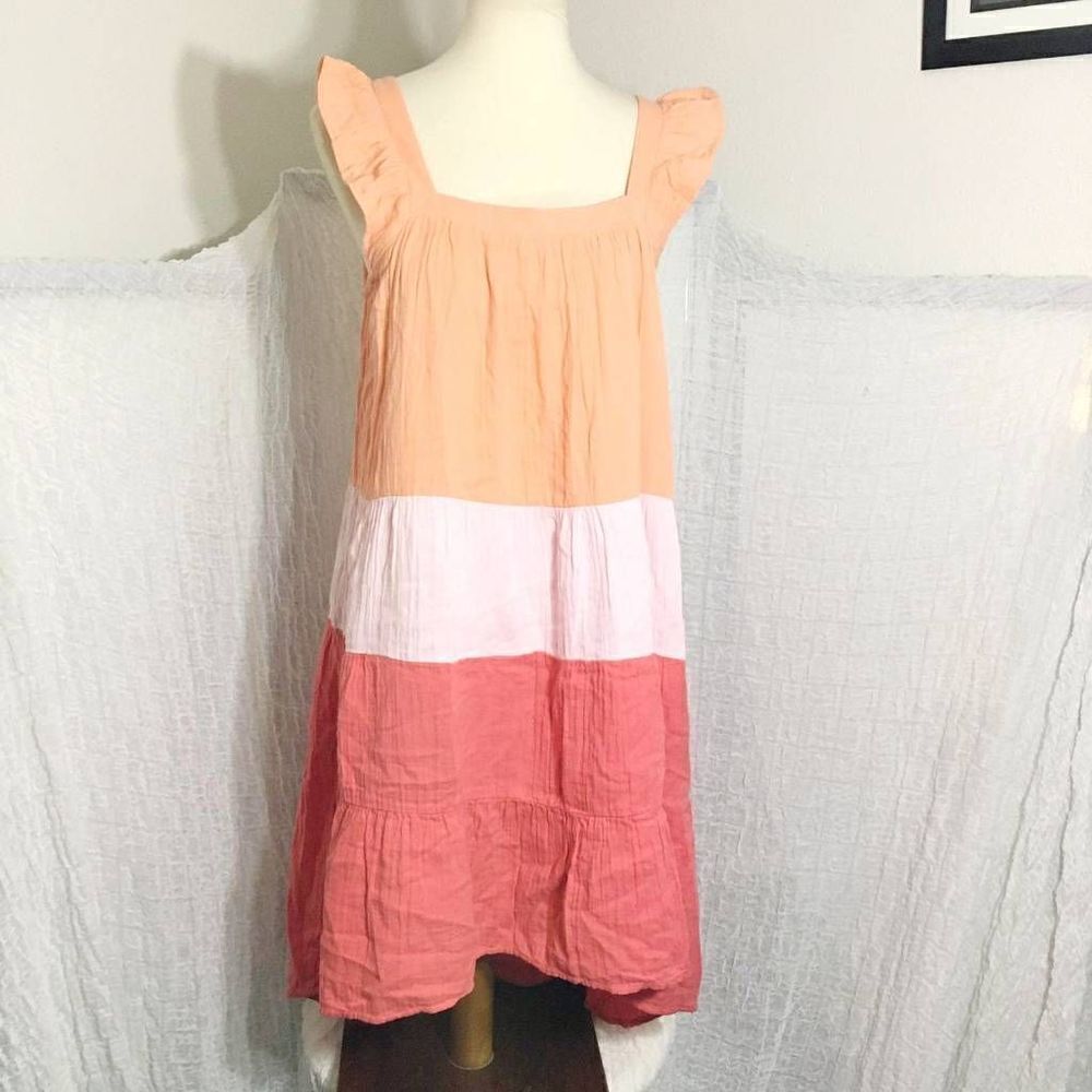 Mud Pie NWT Color Block Summer Dress Size M